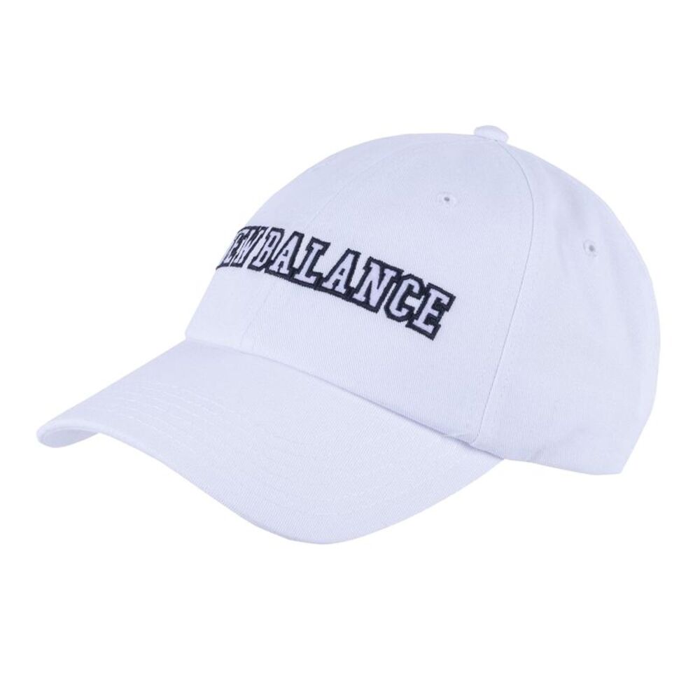 New Balance Logo Baseball Cap / White